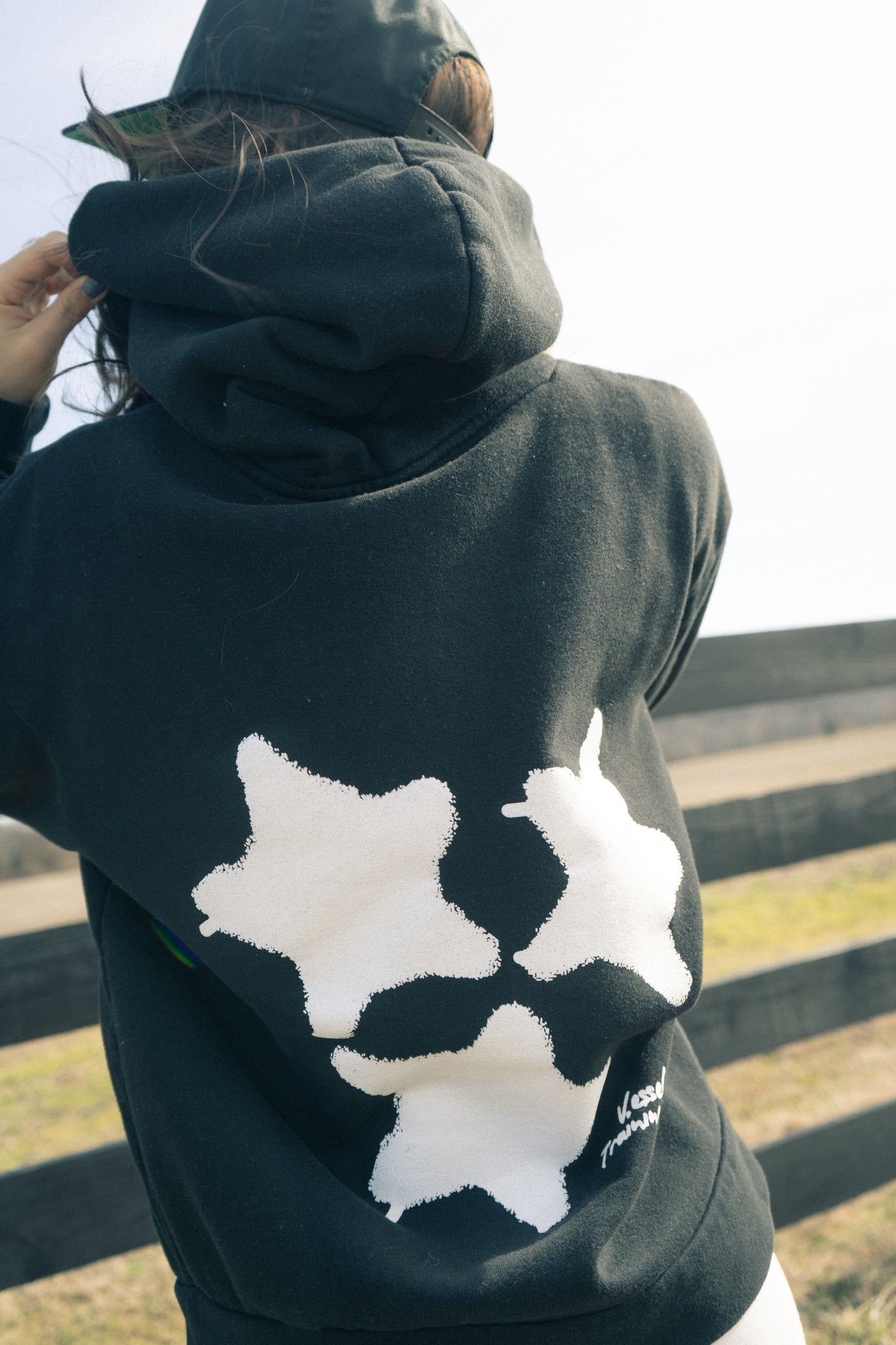 Black Create The Outcome Hoodie image 1
