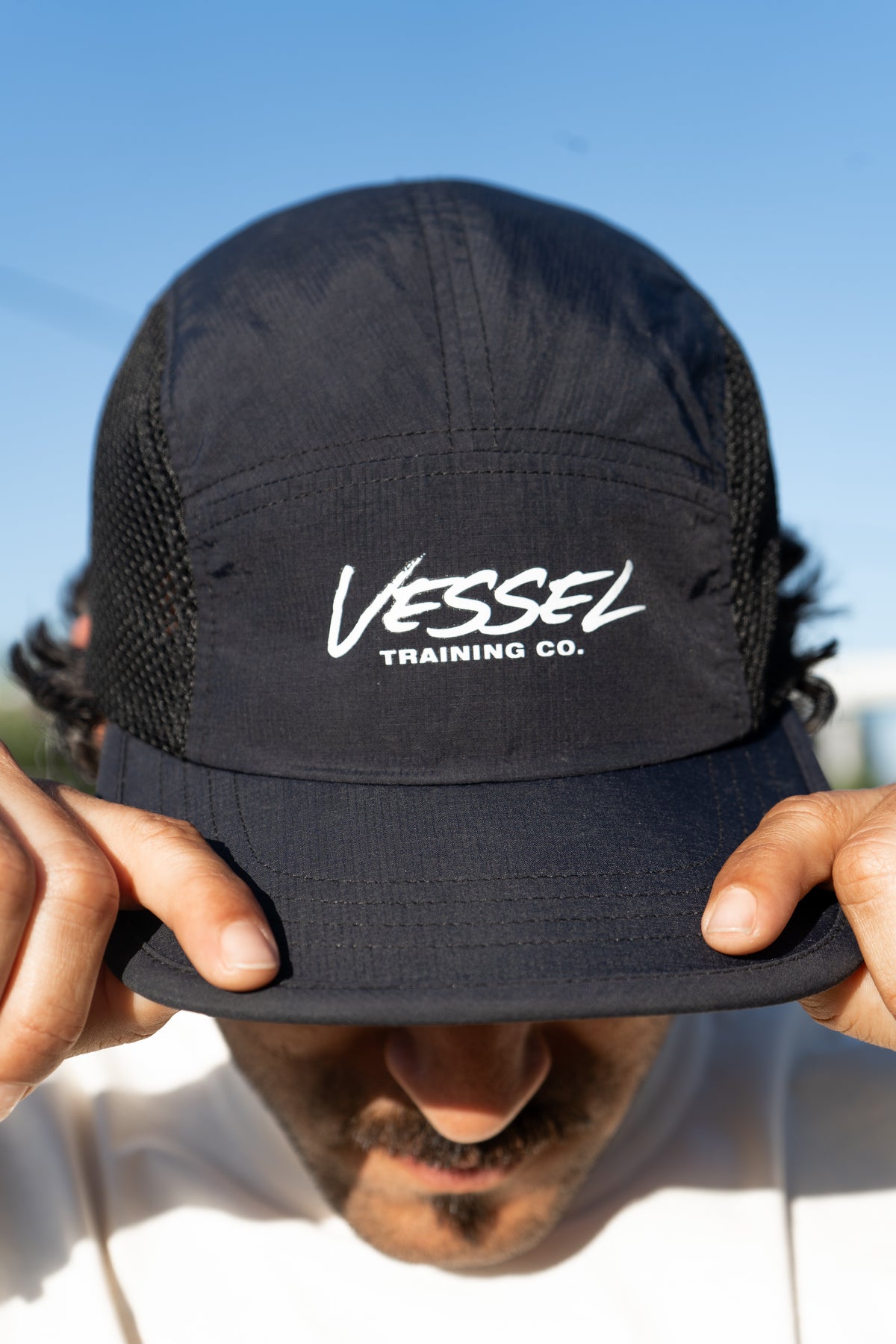 RUNNING MESH HAT - BLACK/BLACK