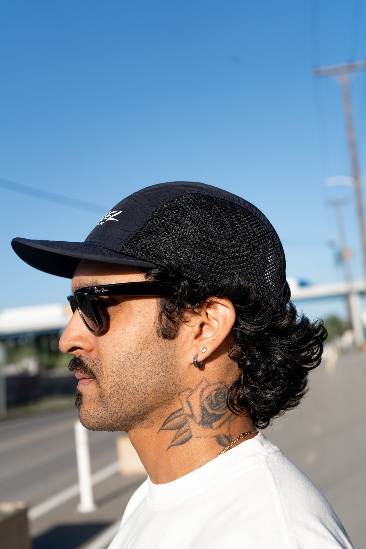 RUNNING MESH HAT - BLACK/BLACK