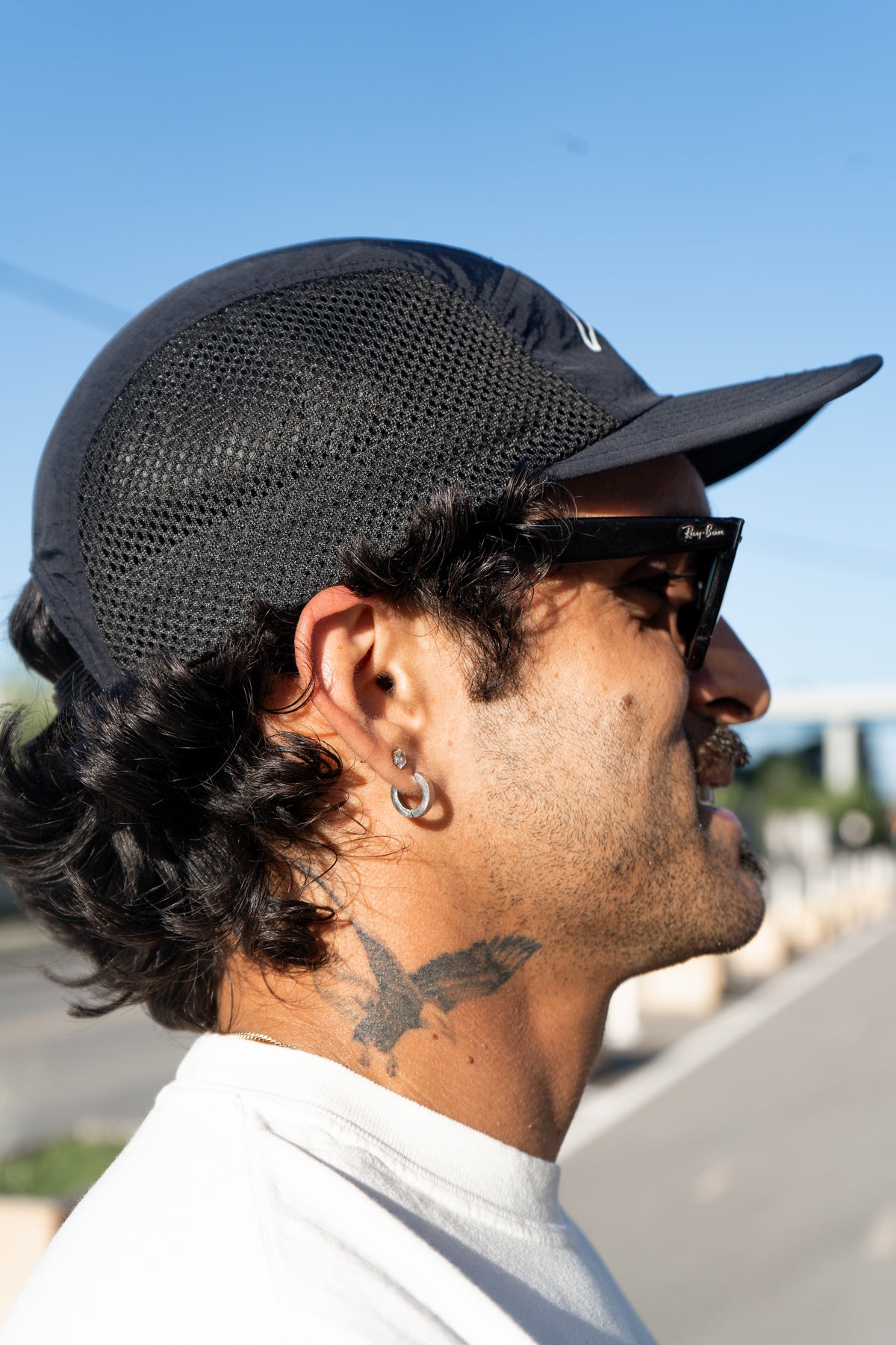 RUNNING MESH HAT - BLACK/BLACK