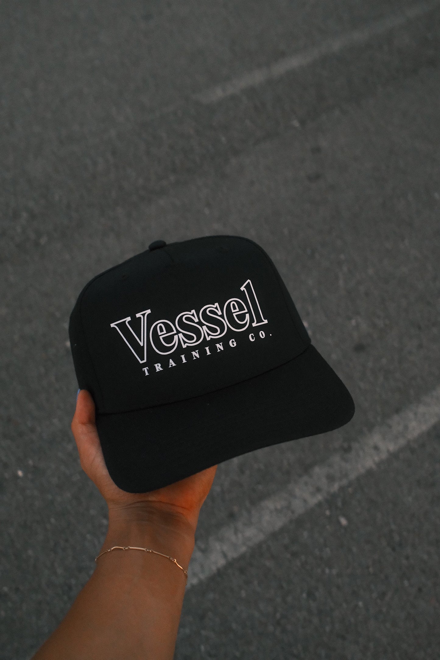 BLACK VINTAGE HAT - HALLOW