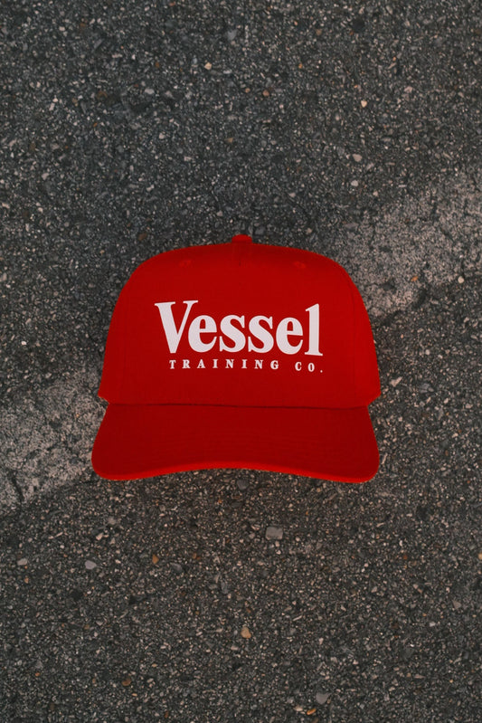 RED VINTAGE HAT - SOLID