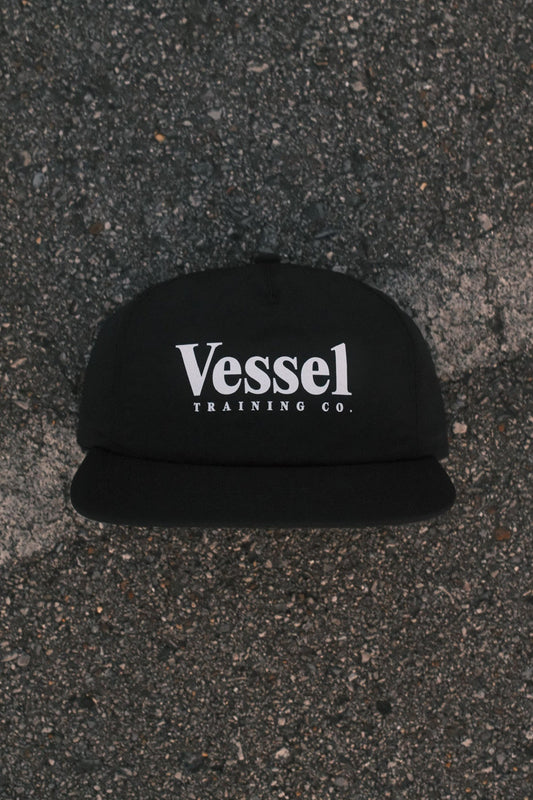 BLACK VINTAGE SPORT HAT - SOLID