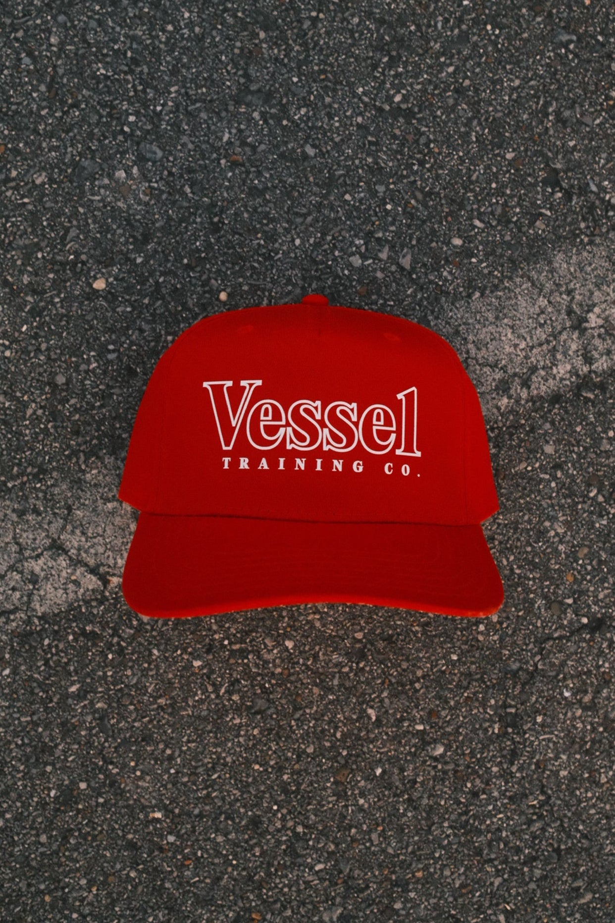 RED VINTAGE HAT - HALLOW