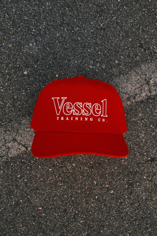 RED VINTAGE HAT - HALLOW