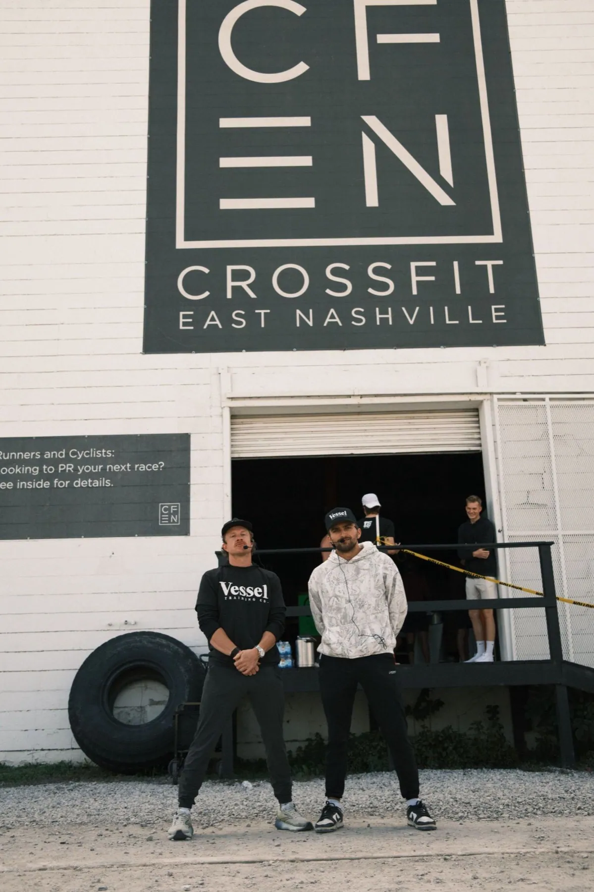 Spencer and Graham outside CrossFit East Nashville